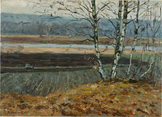 Никольский Валентин Михайлович.  Осенний пейзаж